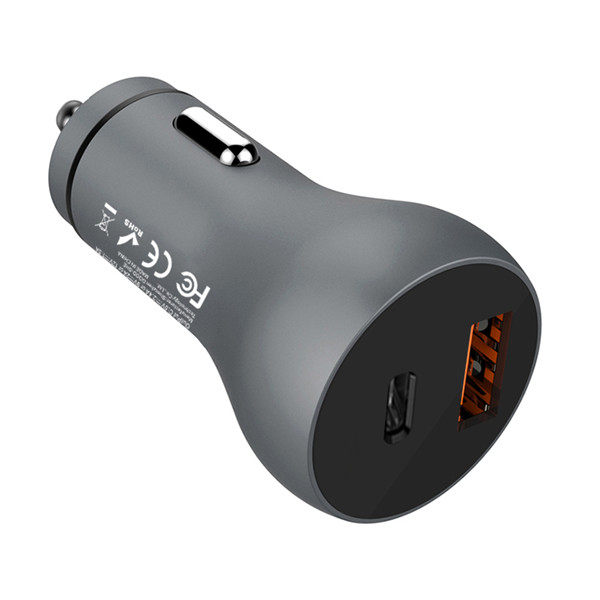 Usb C Car Charger 18W Pd And 18W Qc Dual Port Car Charger 36W Max